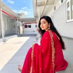 Marina Abraham Instagram - #Picoftheday #shoot #ranipink #outfit Outfit by @mounikas_couture
