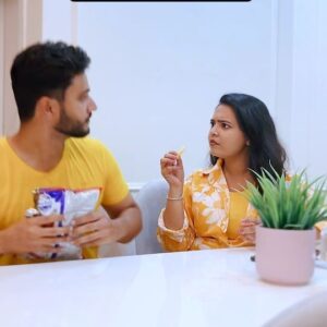 Marina Abraham Instagram - I love my Husband...but sometimes... 🤪

#reelsinstagram #trendingreels #trend #couplegoals #husbandandwife #couplereels