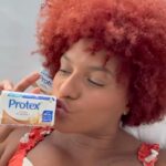 Marina Gregory Instagram - Depois que eu descobri esse lançamento da @protexbrasil, minha pele ficou de milhões. Pele limpinha e cheirosa, é com Protex Aveia Prebióticos! 🚿😄 Diga adeus às bactérias indesejadas e olá para uma pele feliz e saudável! 🌟 @protexbrasil #ProtexBrasil