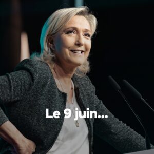 Marine Le Pen Instagram - Le 9 juin, un seul jour, un seul tour, un seul vote… Jordan Bardella !