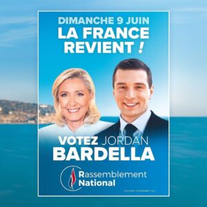 Marine Le Pen Instagram - Le 9 juin, un seul jour, un seul tour, un seul vote… Jordan Bardella !