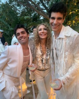 Marisa Berenson Instagram - Joyful dinner for Joe and Michael at the beautiful  @villamabrouka 

@joemachota @nycmichaelrussell @jasperconranlondon @soyambrossi @javviercalvo @jaimalodedra @genemeyer3 @frankdebiasi 

#marisaberenson #marisaberensonofficial #villamabroukatangier #tangier