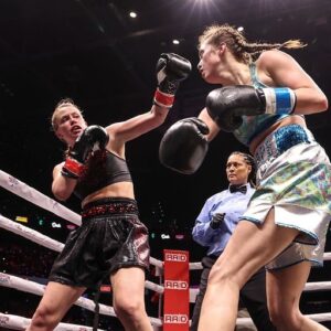 Marisha Ray Instagram - Creator Clash Fight Night Photo Dump.

📸 1-5 : @mark_lomoglio_photo @amaliearena 
📸 6-10: @caitlynmcgonigalphoto 

Can’t believe it’s already been a week since stepping in the ring. After having so much of my life being about boxing the past year, the sudden downshift has been very bizarre. After taking some time, I think I want Boxing to have at least some small role in my life going forward. I’ve truly come to love it, and I’m so grateful to have had this experience to show that to me. With that, I wanted to thank the incredible people around me who helped make April 15th 2023 one of the greatest nights of my life so far:

To @idubbbz and @anisajomha for granting me this opportunity, and welcoming me into @thecreatorclash family with open arms.

To my coach Josh, and my personal trainer @danathletics and @viciperf for being there every step of the way to hone my body and mind.

To @manzirae for creating my wardrobe… an outfit so dope I truly felt like the badass from Dis that I hoped to be.

To @themouthguarddoc for my custom mouthguard that truly completed the terrifying look!

To @ramsiegel for not only being one of my biggest supporters, but for writing a walkout song that put Fred Durst to shame. And of course @jessemckeil for this gnarly guitar riff and Peter Habib’s musical compositions to make “Pop Pop!” A legit banger of a song. 

To @stevefailows, for waking up early mornings and following me up mountains to document my journey. The final video piece he edited is a treasure that brings a tear to my eye every time.

To @willingblam for being in my corner on fight night, and (let’s be honest) every night. 

And last but certainly not least, my incredible husband @matthewmercervo. His support was unwavering from day one. From the grocery runs to get me bags of ice for cold plunges, to making sure I had a healthy meal when I could barely lift my arms to cook. He was by my side every step of the way. 

The truth is, this list could go on for miles. Everyone’s support is incredible and overwhelming. I hope everyone - from the fighters in the ring, to the fighters being the scenes, are extremely proud of what they accomplished. Creator Clash Fam for life!!