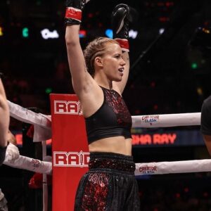 Marisha Ray Instagram - Creator Clash Fight Night Photo Dump.

📸 1-5 : @mark_lomoglio_photo @amaliearena 
📸 6-10: @caitlynmcgonigalphoto 

Can’t believe it’s already been a week since stepping in the ring. After having so much of my life being about boxing the past year, the sudden downshift has been very bizarre. After taking some time, I think I want Boxing to have at least some small role in my life going forward. I’ve truly come to love it, and I’m so grateful to have had this experience to show that to me. With that, I wanted to thank the incredible people around me who helped make April 15th 2023 one of the greatest nights of my life so far:

To @idubbbz and @anisajomha for granting me this opportunity, and welcoming me into @thecreatorclash family with open arms.

To my coach Josh, and my personal trainer @danathletics and @viciperf for being there every step of the way to hone my body and mind.

To @manzirae for creating my wardrobe… an outfit so dope I truly felt like the badass from Dis that I hoped to be.

To @themouthguarddoc for my custom mouthguard that truly completed the terrifying look!

To @ramsiegel for not only being one of my biggest supporters, but for writing a walkout song that put Fred Durst to shame. And of course @jessemckeil for this gnarly guitar riff and Peter Habib’s musical compositions to make “Pop Pop!” A legit banger of a song. 

To @stevefailows, for waking up early mornings and following me up mountains to document my journey. The final video piece he edited is a treasure that brings a tear to my eye every time.

To @willingblam for being in my corner on fight night, and (let’s be honest) every night. 

And last but certainly not least, my incredible husband @matthewmercervo. His support was unwavering from day one. From the grocery runs to get me bags of ice for cold plunges, to making sure I had a healthy meal when I could barely lift my arms to cook. He was by my side every step of the way. 

The truth is, this list could go on for miles. Everyone’s support is incredible and overwhelming. I hope everyone - from the fighters in the ring, to the fighters being the scenes, are extremely proud of what they accomplished. Creator Clash Fam for life!!