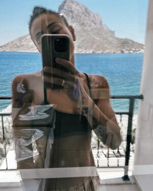 Marissa Gialousis Instagram - been here for 24 hours and I already feel like I’m more myself than I have been in the past 24 months. This place is magical and I might not come back 🙃

Also ps some of these photos are of my familiy’s hotels so if you tryna book hit me up bc they are the best ppl 😫

•
•
•
•
#greecestagram #greekislands #travelgreece #kalymnos #tomboy #lesbiansofig #lesbian #lesbiansofinstagram