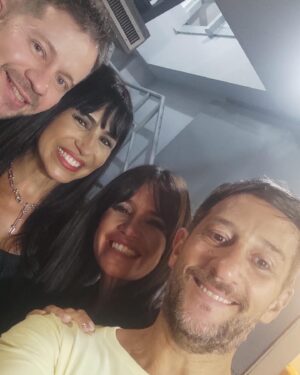 Marixa Balli Instagram - Hermosa noche en Carlos paz @flor_de_p @alejandroparker @cesarblast @leobosio #mammamia una comedia musical increíble,llena de talento 👏👏👏👏👏son geniales