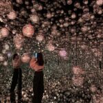 Mariya Nagao Instagram - @teamlab_borderless 💎✨💖 麻布台ヒルズにできたチームラボに行ってきましたっ 探検しながら発見するをテーマに本当に規模が大きくて色々な世界に彷徨って行ったり戻ったりしながら新しい発見をしたよ 歩くいたところに川が流れたり壁を触ると花が散ったり感動したぁ😌 #麻布台ヒルズ #teamlabborderless #tokyo #チームラボボーダレス