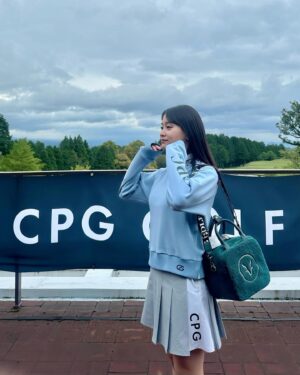 Mariya Nagao Instagram - CPG GOLFイベントに参加させていただきました⛳️

全部CPGのウェアだよかわいかった🩵

@cpggolf_official 
#cpggolf