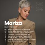 Mariza Instagram - May is going to be an incredible month. I’ll be visiting cities that mean so much to me, performing in spectacular venues. I have plenty of surprises in store for all of you, and I’m eagerly looking forward to seeing each and every one of you there! 🇩🇪 🇸🇪 🇫🇮🇷🇴🇨🇭 — Maio vai ser um mês arrebatador, vou passar por cidades que muito me dizem, em salas extraordinárias. Tenho várias surpresas preparadas para todos vocês. Aguardo por cada um de vós. 🇩🇪 🇸🇪 🇫🇮🇷🇴🇨🇭