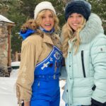 Marla Maples Instagram - Joy is contagious✨ simple fun…simple pleasures …#snow love #momsanddaughters #snowball #sledding #joy