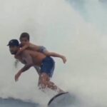 Marlyne Barrett Instagram - ❤️❤️❤️ 🔁 @thedailyextraordinary #surfer #surf #family #father #repost