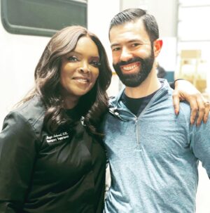 Marlyne Barrett Instagram - Recapping Season 8! 
The Gorman! @david_gorman213 Kept us all in check at base camp. #season8 #chicagomed #onset #onechicago
