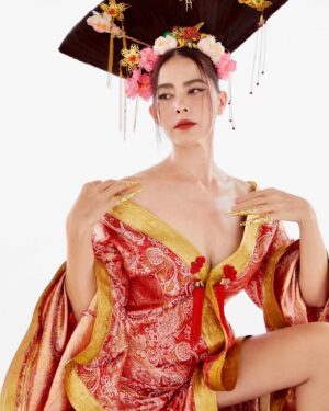 Marsha Vadhanapanich Instagram - Chinese New Year 2024. ❤️
Photographer @amatyai
Makeup @thanva.mua 
Hair  @mairatchada1 @tungpui69 
Stylist @criscrisii
Assistant Stylist @deypithrma @crexmm 
@athenzy ❤️ 
#amatphoto #marshairis
