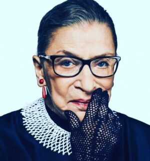 Marta Milans Instagram - Rest in power. Thank you. Thank you. Thank you. 🖤#notoriousrbg 🖤