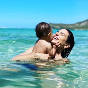 Marta Milans Instagram - Love you always and forever. Thank you for making me godmother again and for teaching me what is to be an epic mom. I’m so proud of you sis @kisiwadesigns te quiero infinito ❤️