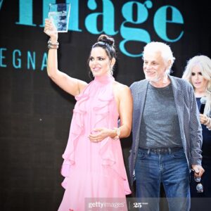 Marta Milans Instagram - Grazie @filmingitalysardegnafestival for the beautiful weekend and for making a girl feel special ❤️ Arrivederci 🇮🇹 ................................... (👗: @albertaferretti )....................... (💋: @marialivia_makeup )