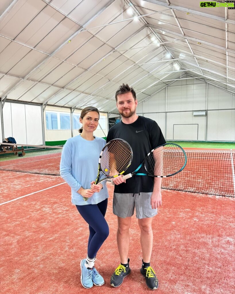 Marta Żmuda-Trzebiatowska Instagram - Najlepszego sparing partnera mam pod ręką 🎾👟❤️ @kamilkula.official #love #sport #fun @bozenakniaginin dziękujemy za trening!