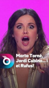 Marta Torné Instagram - 🫢 Finalment tindrem duet entre @marta_torne i @jordicubino… bé, o potser hauríem de dir “trio”, oi Rufus? 🐶 #Eufòria3Cat