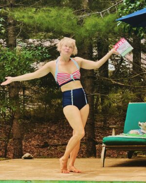 Martha Plimpton Instagram - Happy #FuckSCOTUS Day, everyone! I hope you spent it doing something reasonable, like celebrating the fight for #Justice in a cheap patriotic bathing suit  and reading about Dr. King. #DrKing #justice #independenceforwho #abortionisnormal 📸 @dickiesampsoun
