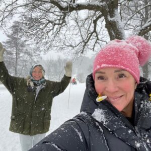 Martina Haag Instagram - PW med Sof i Hagaparken🌨🙆🏼‍♀️