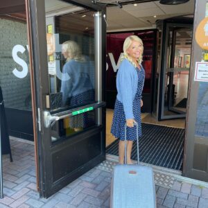 Martina Haag Instagram - Påväg in till Svt Umeå för att prata om mina filmer i Gokväll💙