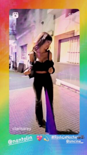 Martina Gusmán Instagram - #FridayNight💫
#RodajeNoche 🎥🎬
#RominaSmile 

OutFit @nantolin 
MakeUp & Hair @clarisarey 

@smcine_