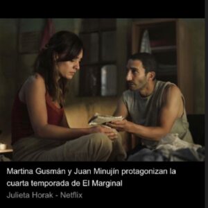 Martina Gusmán Instagram - ▶️

¡Buen Domingo Marginales!

¡Día perfecto para maratonear!
Poné ▶️ #ElMarginalIV 🤙🏽

@chenetflix 
@netflixlat 
@netflixes 

@undertransmedia 
@telemundo 
@lanacioncom 

@theremakenet