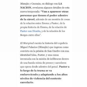 Martina Gusmán Instagram - ▶️

¡Buen Domingo Marginales!

¡Día perfecto para maratonear!
Poné ▶️ #ElMarginalIV 🤙🏽

@chenetflix 
@netflixlat 
@netflixes 

@undertransmedia 
@telemundo 
@lanacioncom 

@theremakenet