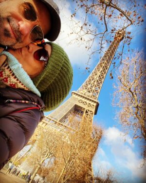 Martina Gusmán Instagram - #ParísMonAmour ❤️💙💜💚