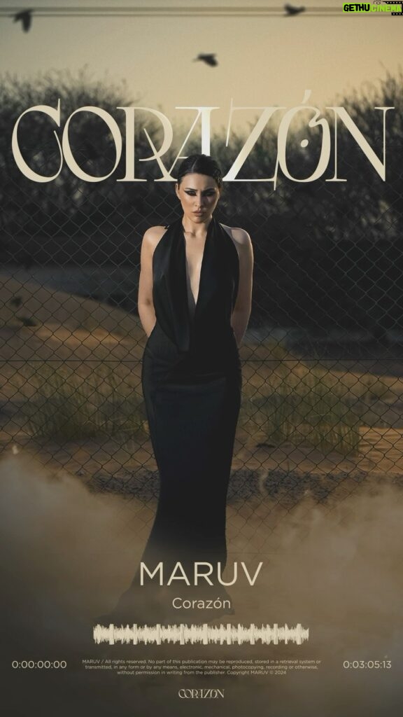 Maruv Instagram - My new song Corazón is out now❤️ Link in bio 💋 Enjoy the music 🥳 #maruv #corazon