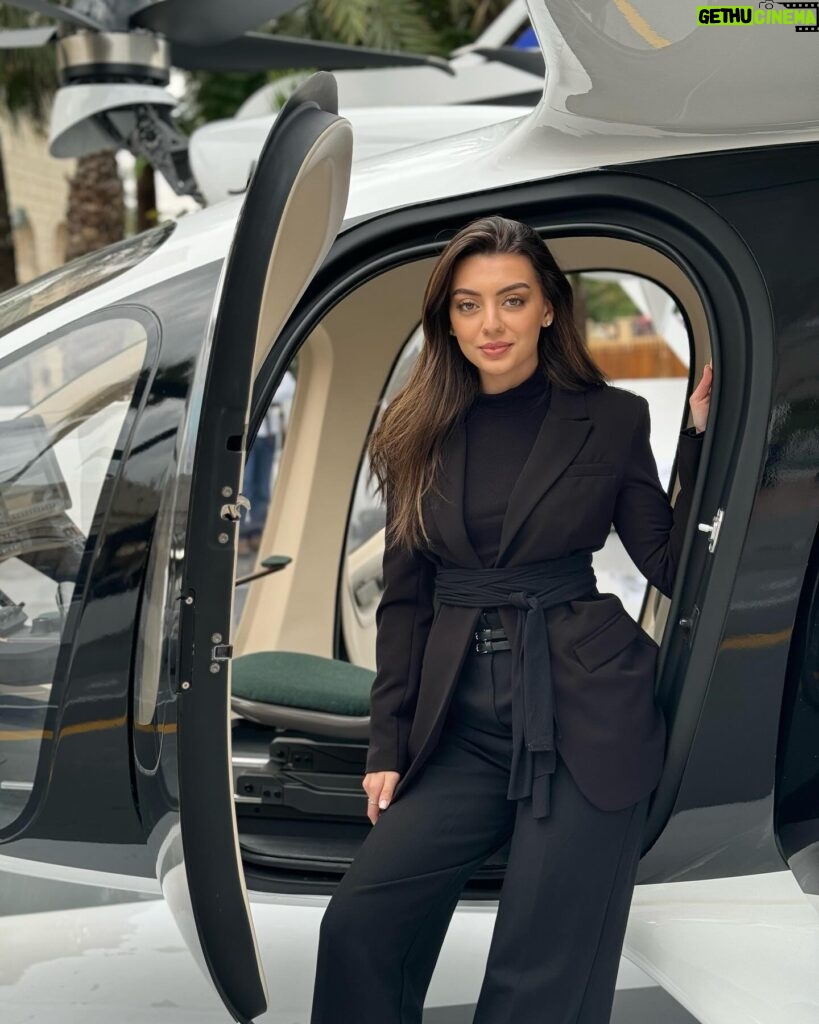 Marwa Karam Instagram - Trying Dubai’s Aerial taxi launching in 2026 ✈️ @worldgovsummit