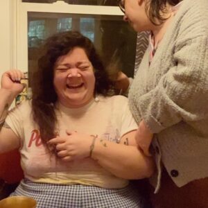 Mary Lambert Instagram - Broken Hearts Club 2024 
Felt so good to be a soft baby with @brickmansbestfriendrace & @croptopgoth