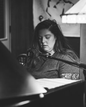 Mary Lambert Instagram - I’ve always described songwriting as a tool of survival for myself, to sublimate my pain and create something beautiful out of it. When I write about my hurt, I honor it. I make a safe place for it to rest and I’m able to release those who hurt me because I no longer have to hold it. I bear witness to my own grief. And when I am lucky enough to share this kind of music with you all, you become witnesses and participants in your own healing, too. Is that not just the most exquisite way to care for yourself? 

I wrote 2 new killer songs for the album in one week with the brilliant @seracahoone, and recorded them at @bearcreekstudio yesterday with my dear friends @tvb.music @dyb_vig @charles_wicklander @taylorjamescarroll. It’s the best music I’ve ever made. I am blessed beyond measure to be so supported. Thank you @britttakemypic for capturing these special moments!