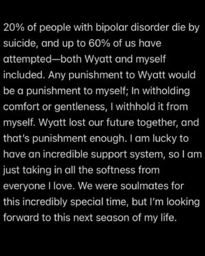 Mary Lambert Instagram - Thank you for your support as we move through this next season. There is no villain, there are no sides. Love you all ❤️‍🩹
