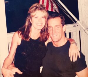 Mary-Margaret Humes Instagram - #flashbackfriday A party at a friend’s beach house 26 years ago this week … Remembering the simplicity and joy of “the way it was” with @johnwesleyshippjr  Behind the scenes #dawsonscreek #90s #tvfamily #foreverfriends