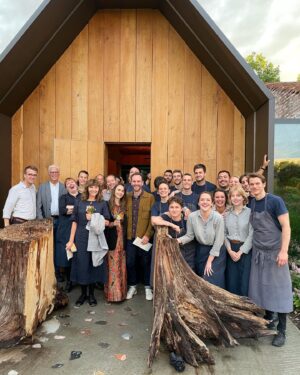 Mary Steenburgen Instagram - Thank you to each and everyone one of you inspiring artists at @nomacph.  Being with you was and will be a treasure of an experience. Thank you for the welcome that you give each and every person and for the sheer creativity you offer up. I will think about our time together forever. PS If you ever want me to come and finely chop, say cauliflower, I just realized, looking at the photo, that I don’t really need a new uniform!  Im already in Noma blue!  Just give me an apron and I’m fine!