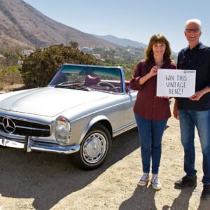 Mary Steenburgen Instagram - Have you heard? YOU could take home a classic 1968 Mercedes-Benz 280SL, all to benefit a great cause! Support Oak Grove School and enter at the link in my bio or go to omaze.com/TedAndMary #omaze @omaze