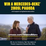 Mary Steenburgen Instagram – a 1968 Mercedes-Benz Pagoda, a truly timeless icon. Support Oak Grove School and enter at the link in my bio or go to omaze.com/TedAndMary #omaze @omaze