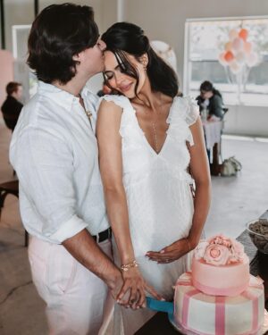 Marybeth Havens Instagram - What a beautiful day🩷 Our little baby girls baby shower was so special… thank you to all our friends and family that came! 

So glad my mum was able to make it all the way from England for this wonderful day celebrating our next chapter In life. 💗

Special thank you to my wonderful mother in law also for organizing this whole thing !!🩷

My hair and make up was also done by two beautiful ladies. @bymakall & @tiangcohair so thankful for them.. so talented. 

Venue : @renownedevents 🥰