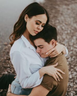 Marybeth Havens Instagram - Every pizza me loves every pizza you. 🍕 ❤️ Happy Valentine’s Day my love! As if we have been married for a month now. Couldn’t be any happier. 

 📸 @lindsey_anne_photo & @sharonwaiphoto 
Hair : @vegasmakeupartistry 
Makeup: @cindimenjivarmua