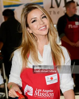 Masiela Lusha Instagram - Absolutely adored sharing the day with @thelamission family. The Los Angeles Mission lifts families by offering mentorship, guidance, courses, and compassion. With over 400,000 meals served annually, The Mission remains a beacon for our city. Happy Thanksgiving ❤️