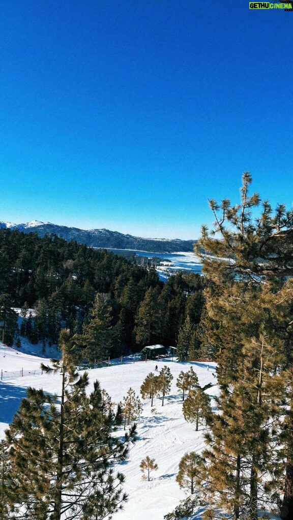 Matilde Breyner Instagram - Acordámos e decidimos ir passar a manhã na neve, no Big Bear, a 2h de LA. Aqui é possível fazer uma manhã na neve e tarde na praia, no mesmo dia. How I love California 🌴🩷