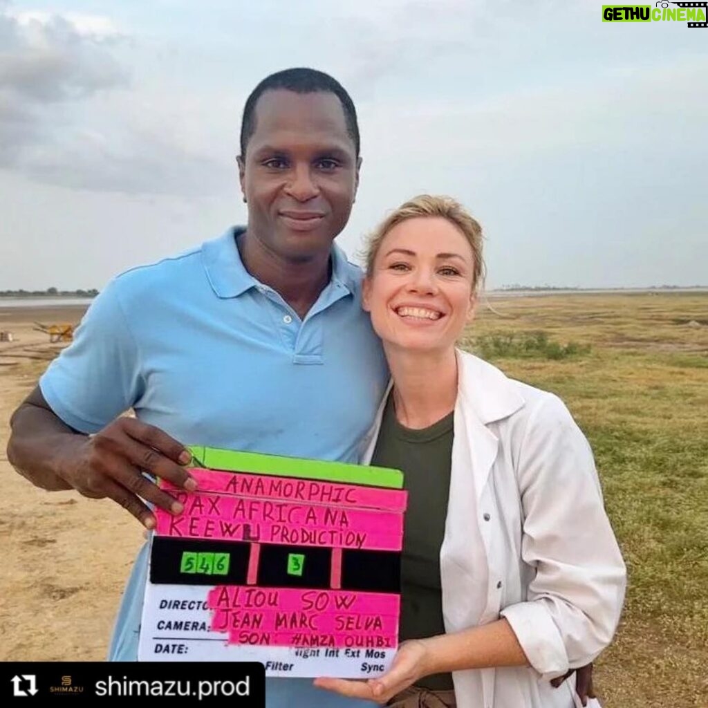 Maud Baecker Instagram - 🎬🇸🇳☀️♥️ #Repost @shimazu.prod with @use.repost ・・・ On set, somewhere down in Africa with an amazing actress and person @maudbaecker !!! Still shooting our tv show in Senegal 🇸🇳🙂📽🎬 @mediawan.officiel @canalplusafrique @keewuproduction @shimazu.prod