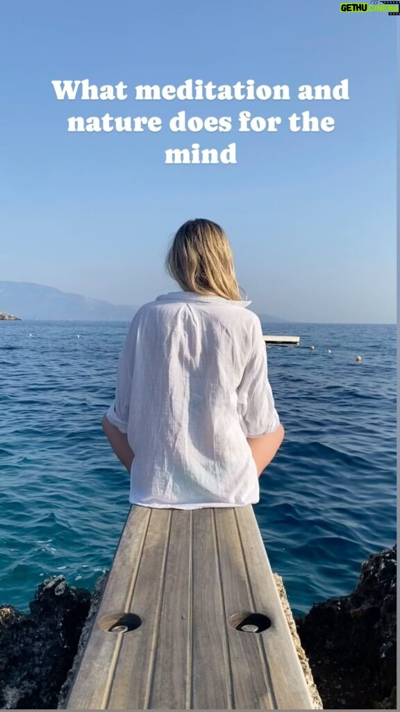 Maude Hirst Instagram - 🧘🏼‍♀️WHAT MEDITATION DOES TO THE MIND🧘🏼‍♀️ Put a 🙋🏼‍♀️ in the comments of you want more of that peaceful feeling? Remember to take some deep breaths and slow down today! #peace #naturelovers #instameditation #inspirationalquotes