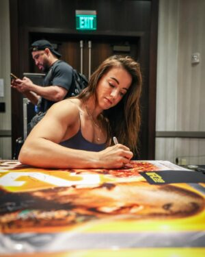 Maycee Barber Instagram - Signed, Sealed, Delivered 🤝🏼🥊

#mma #ufc #thefuture