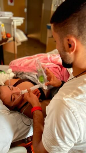 Maycee Barber Instagram - Well, the past few weeks were quite the ride and included lots of highs and lots of lows. 

Following my fight, I spent 9 days in the hospital being tested and treated for an infection that they thought were a mix of different things from Strep A to Staph. Being in the hospital and still not having a true definitive answer while battling a 105 degree fever for days, having extremely low blood pressure, HR, and oxygen, was incredibly hard. Despite having multiple IV antibiotics and medications over the course of several days, they were unable to get my fever to drop, which eventually led to me developing Pneumonia. It definitely wasn’t what I had planned and was honestly very scary at times. There were a few moments where I wasn’t sure if I was going to be okay, but I know that whatever happens was meant to happen and that it’s all just another piece of the puzzle of life. 🧩 Grateful for everyone who has been by my side through it all. Little scares like this make you really step back and appreciate those around you! God is good and I am blessed! 🤍