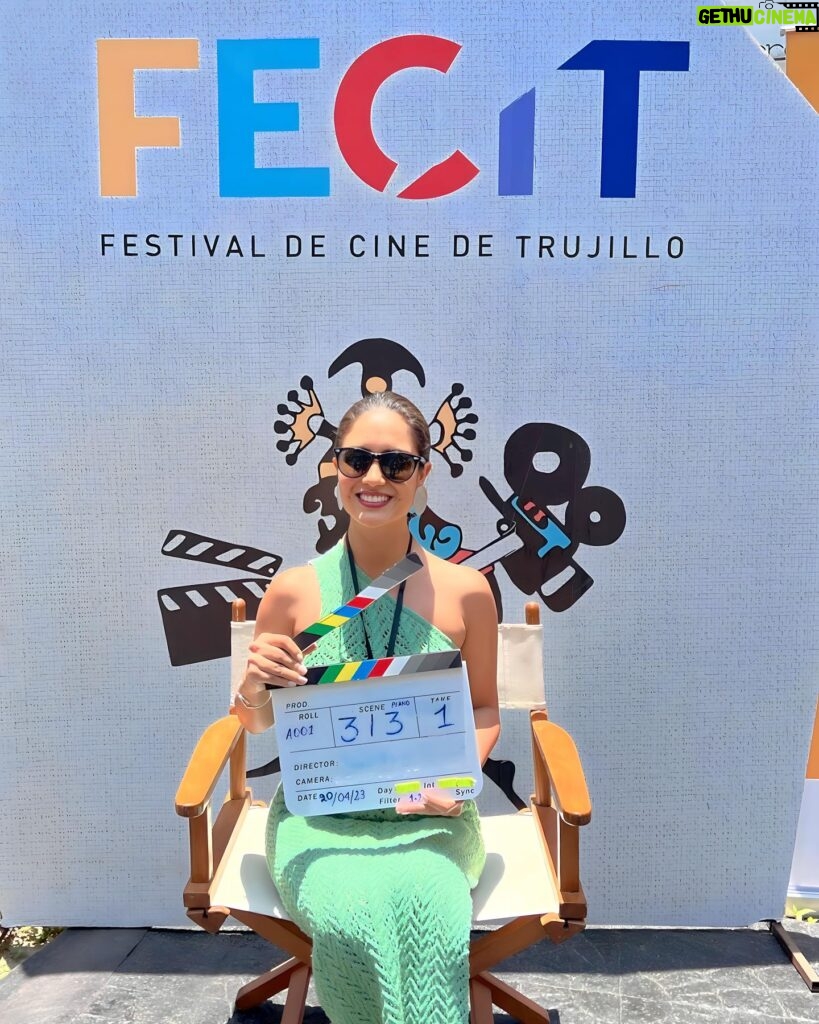 Mayella Lloclla Instagram - Muy Agradecida con el “Festival De Cine De Trujillo @fecit.pe por este hermoso reconocimiento a mi trayectoria y felicitarlos por esta Décima edición del Festival , hoy se inició la fiesta del Cine en esta ciudad maravillosa así que no se pierdan de todas las actividades que tienen para ustedes , que viva el Cine Peruano! 🎬🍿🎥 Los veo ❤️‍🔥 Mi vestido maravilloso de @cora.hechoamano tejido a palitos y tomo 20 días su elaboración 🫶🏼