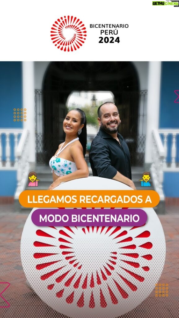 Mayella Lloclla Instagram - ⚡️ ¡Recargadísimos! 💁🏻‍♀️💁🏻‍♂️ La temporada 2024 de #ModoBicentenario llega cargada de buena vibra con estos talentazos: la carismática @mayellalloclla y el multifacético @juniorsilvaof. ¡Nos vemos el sábado, a las 11:00 a. m.! #BicentenarioPerú2024 🇵🇪