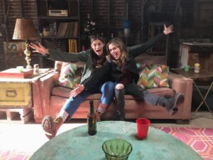 McKaley Miller Instagram - happier times in MA’s basement... 😌 ~~~~
WHO’S SEEING ~MA~ TODAY? Better see it so you don’t feel left out of the conversations at the office this week... FOMO sucks... Just ask MA. 😜