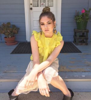 McKaley Miller Instagram - probably going to be the cover of my country/rap album 🔥 (bts of my @lvltenmag shoot. thanks for the pic  @emmawillismakeup 💛)